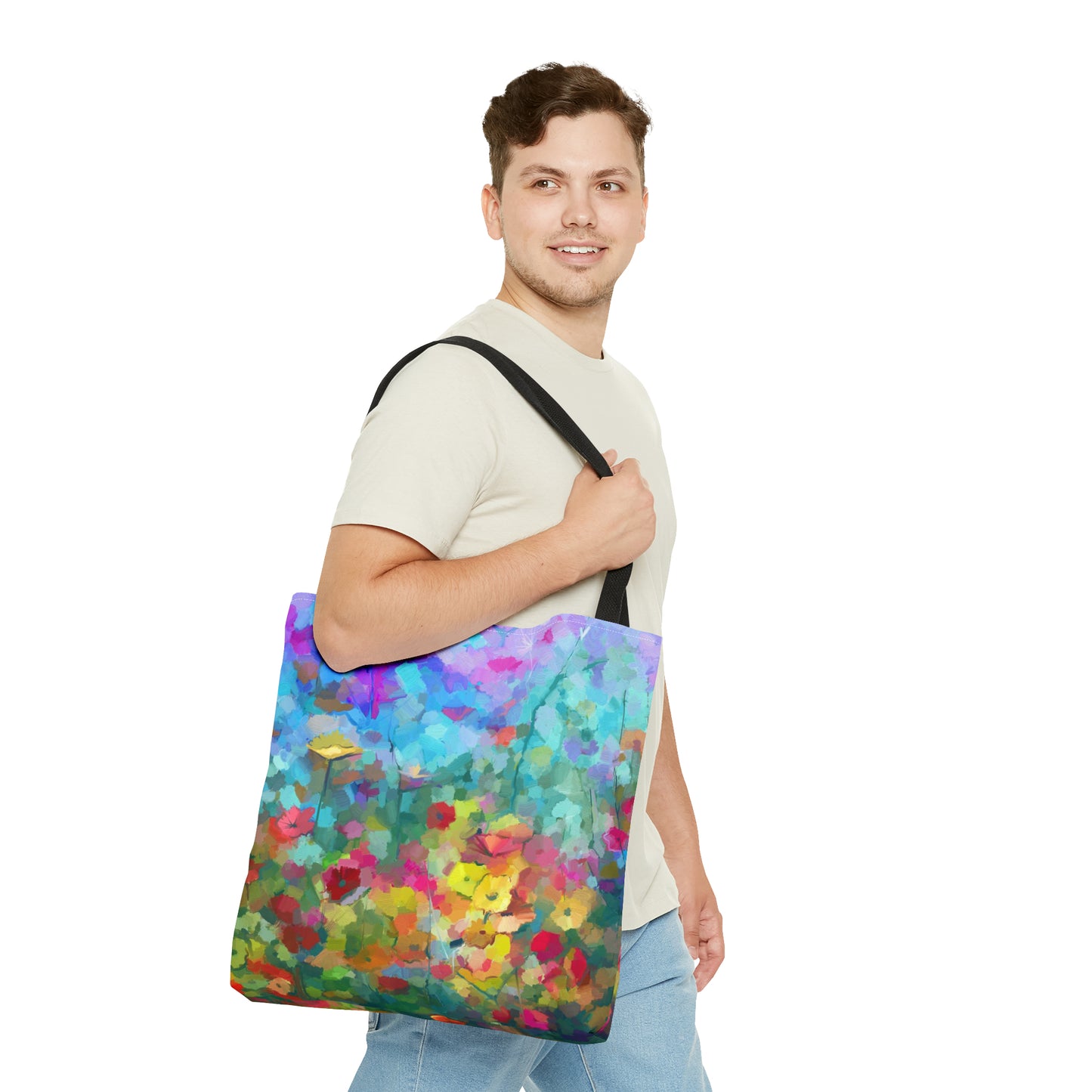 Tote Bag: large-18x18; "Year of Art"