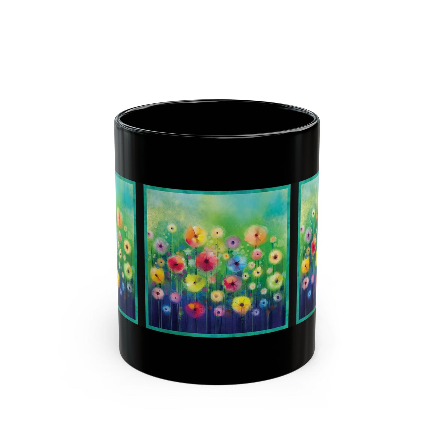 Ceramic Mug: Black; Year of Art