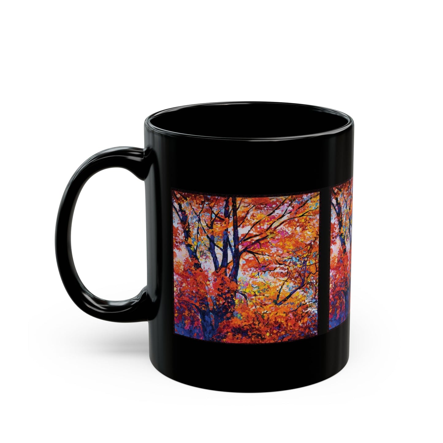 Ceramic Mug: Black; Year of Art
