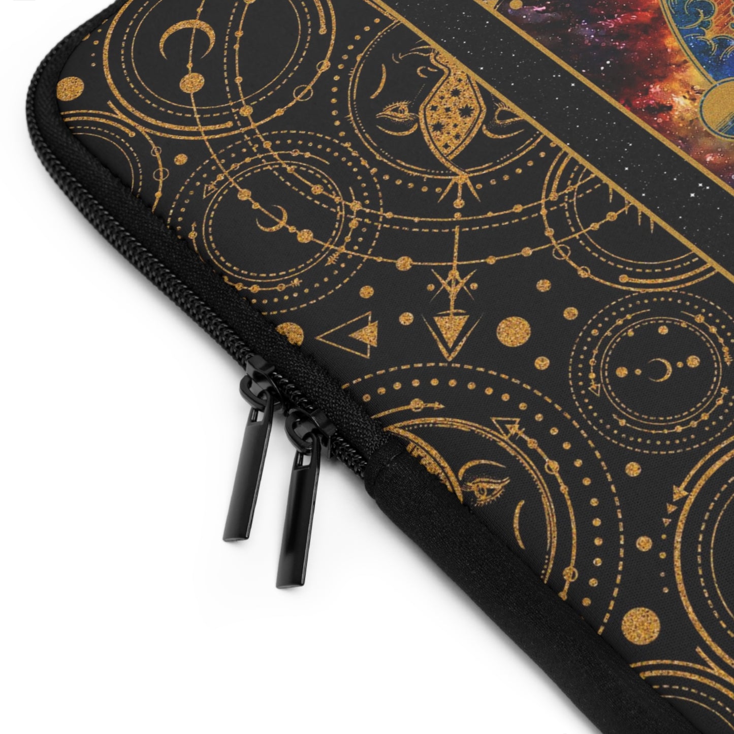 Laptop Sleeve (Sizes: 13", 15", 17) Cosmos - From In the Beginning Fabrics.