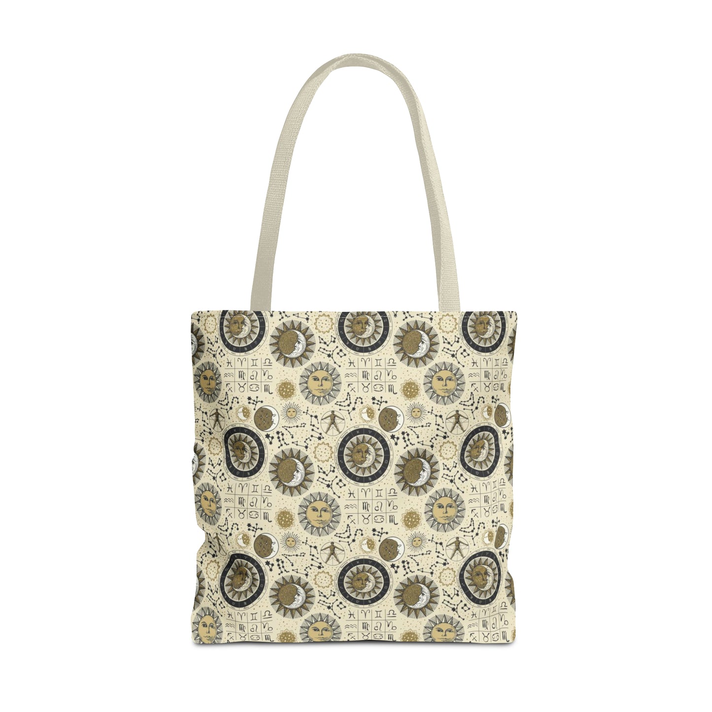 Tote Bag: large-18x18; "The Sun, The Moon, And The Stars"