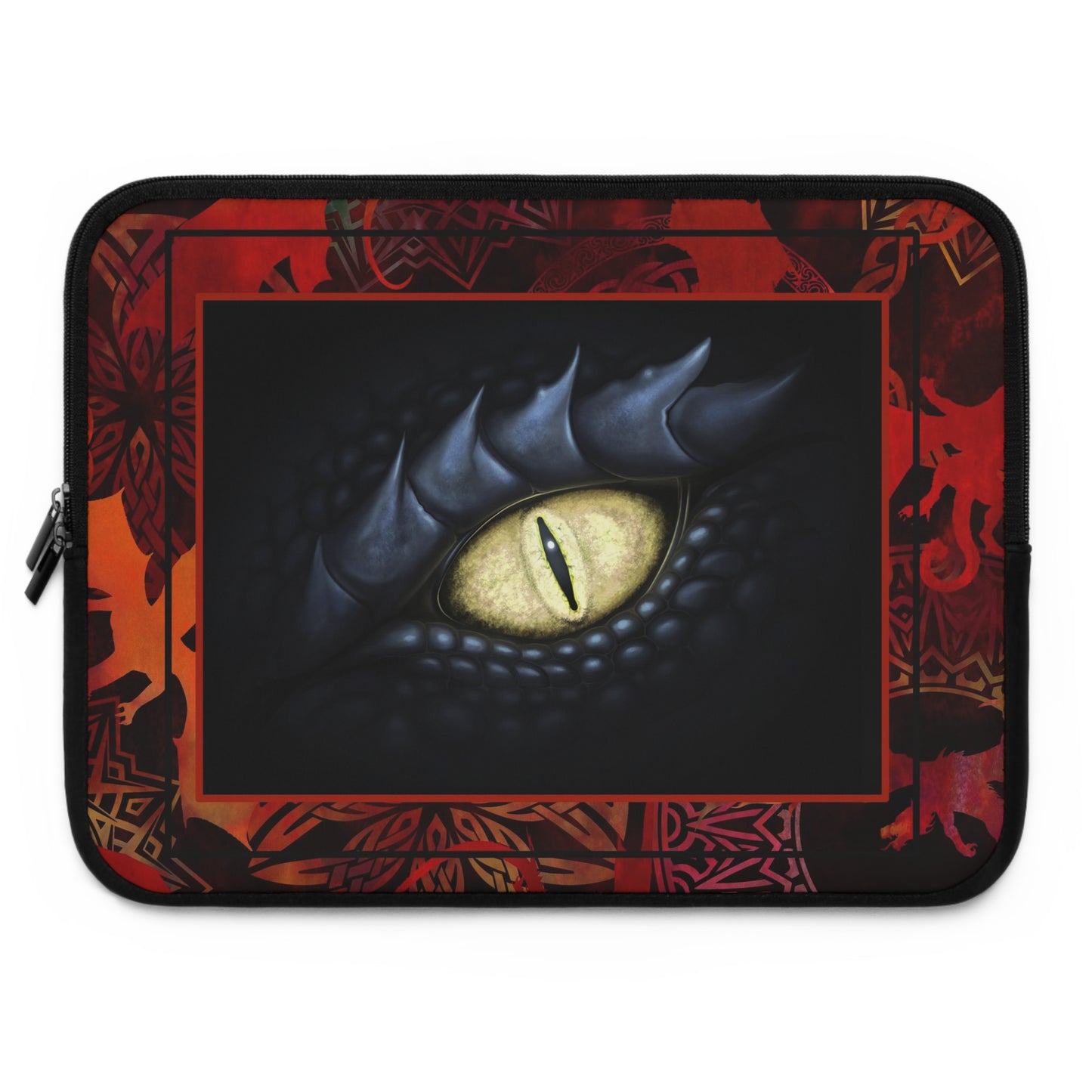 Laptop Sleeve (Sizes: 13", 15", 17") Dragons - From In the Beginning Fabrics.
