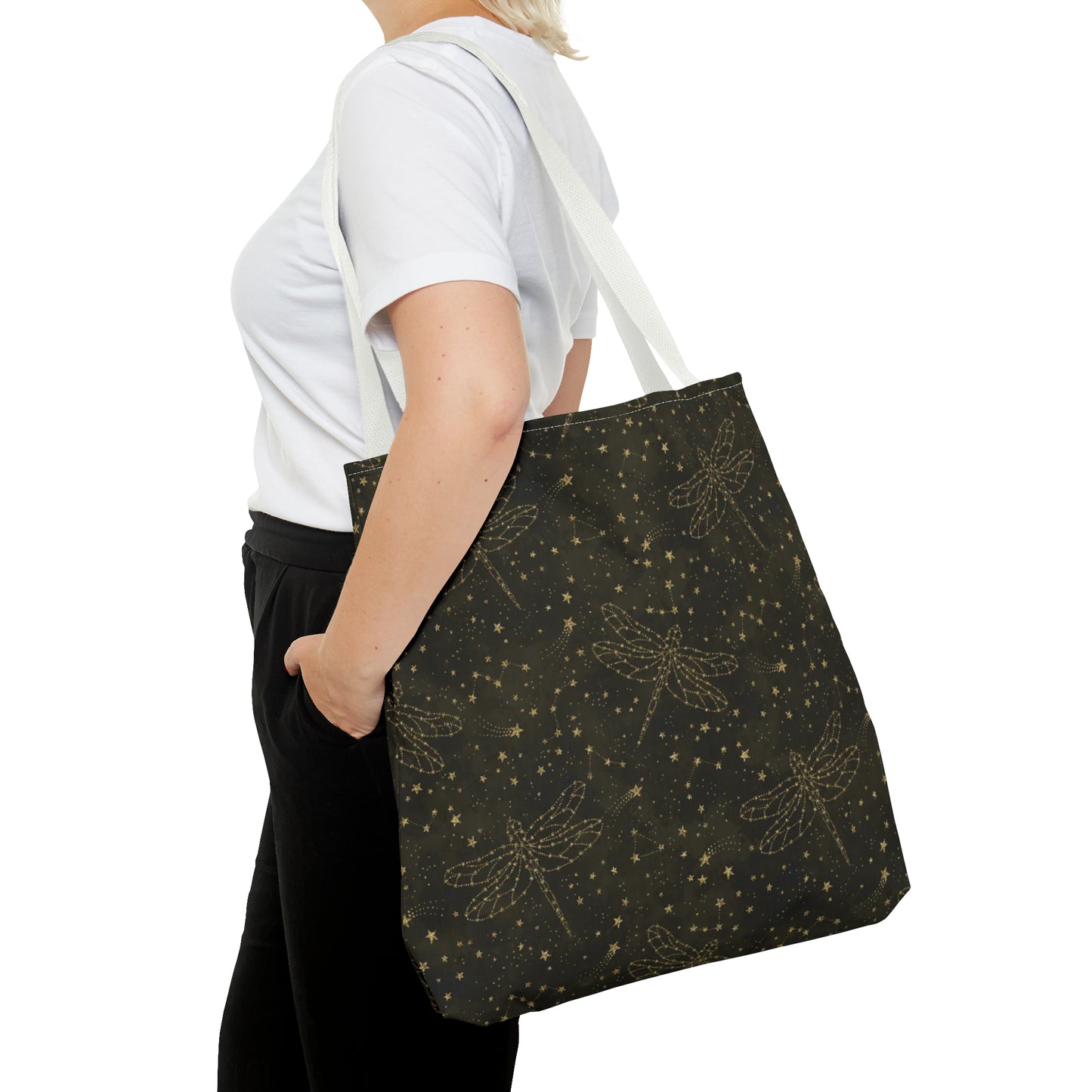 Tote Bag: large-18x18; "The Sun, The Moon, And The Stars"