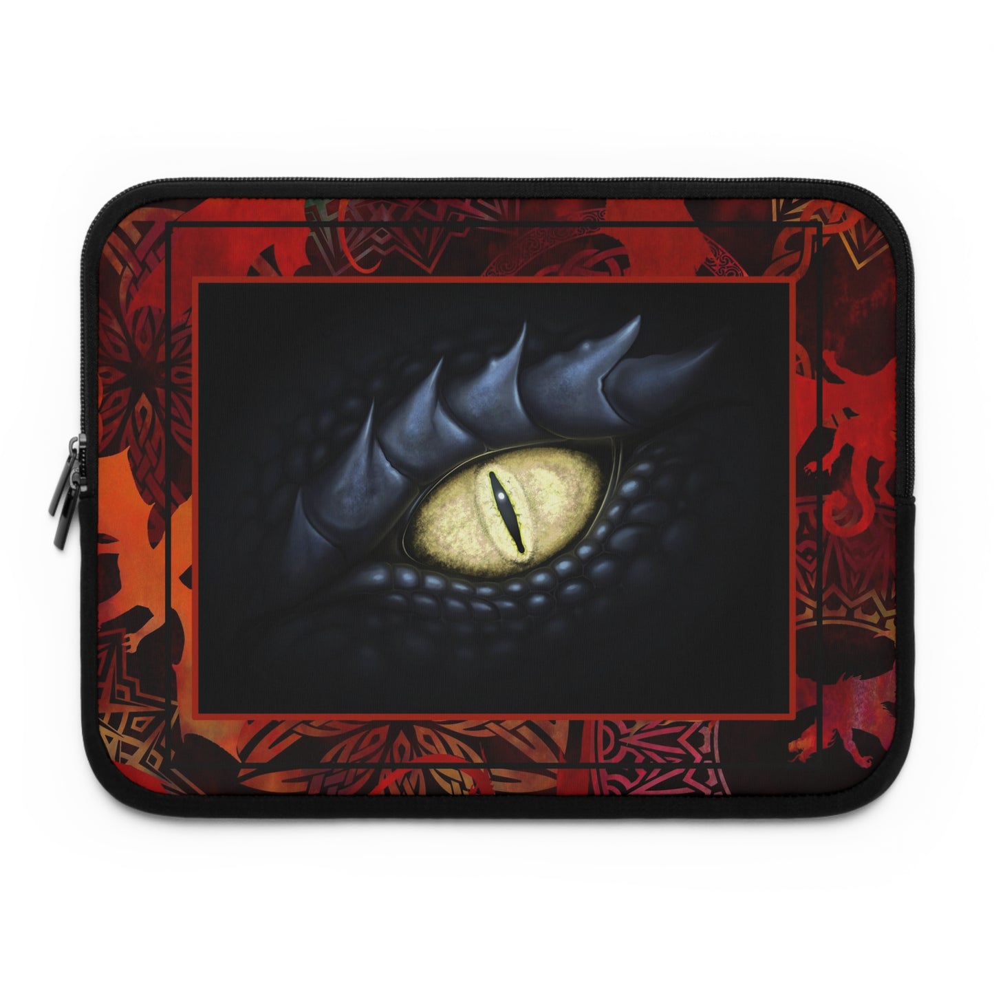 Laptop Sleeve (Sizes: 13", 15", 17") Dragons - From In the Beginning Fabrics.