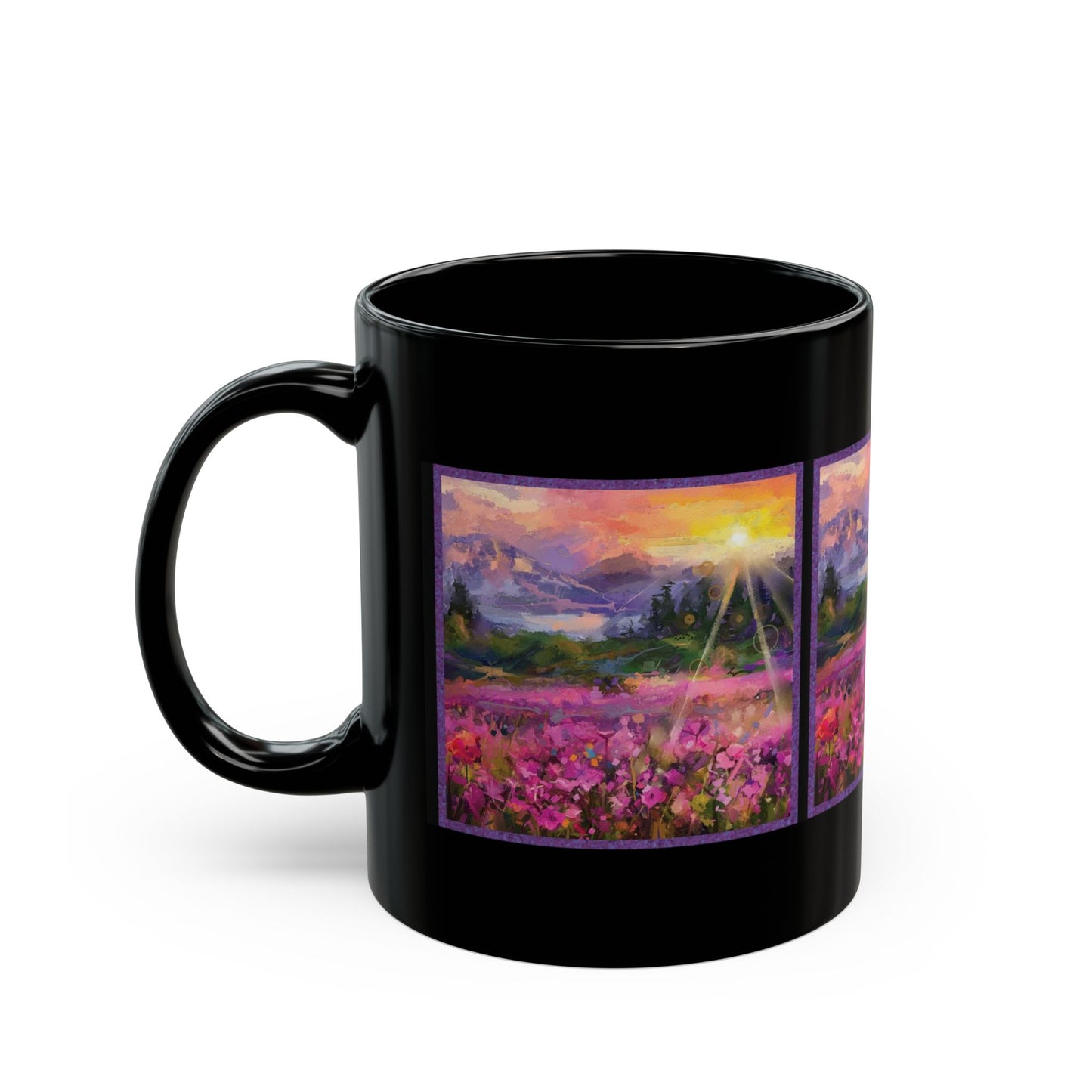 Ceramic Mug: Black; Year of Art