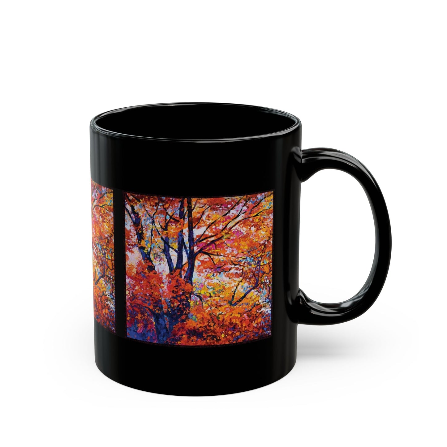 Ceramic Mug: Black; Year of Art