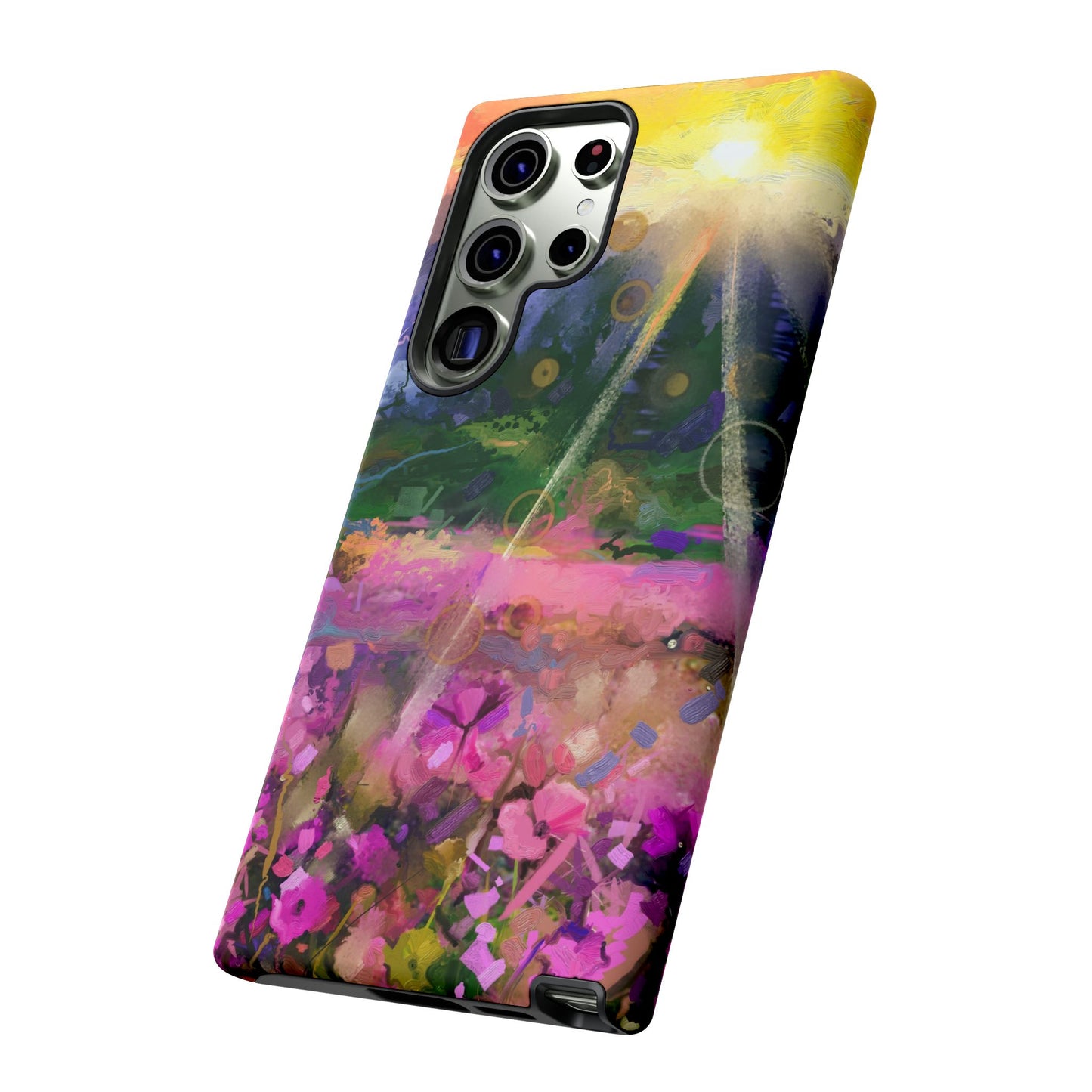 Samsung Galaxy S23 - Tough Case-Phone Case: Year of Art-Sunset with Flowers