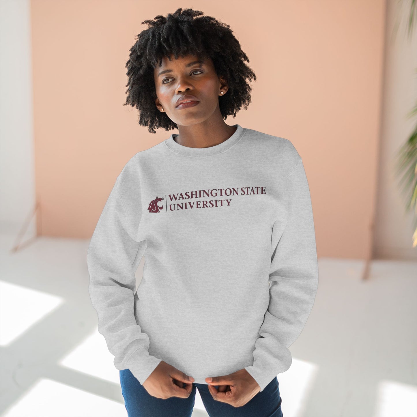 NEW-Cougar Logo College Sweatshirt