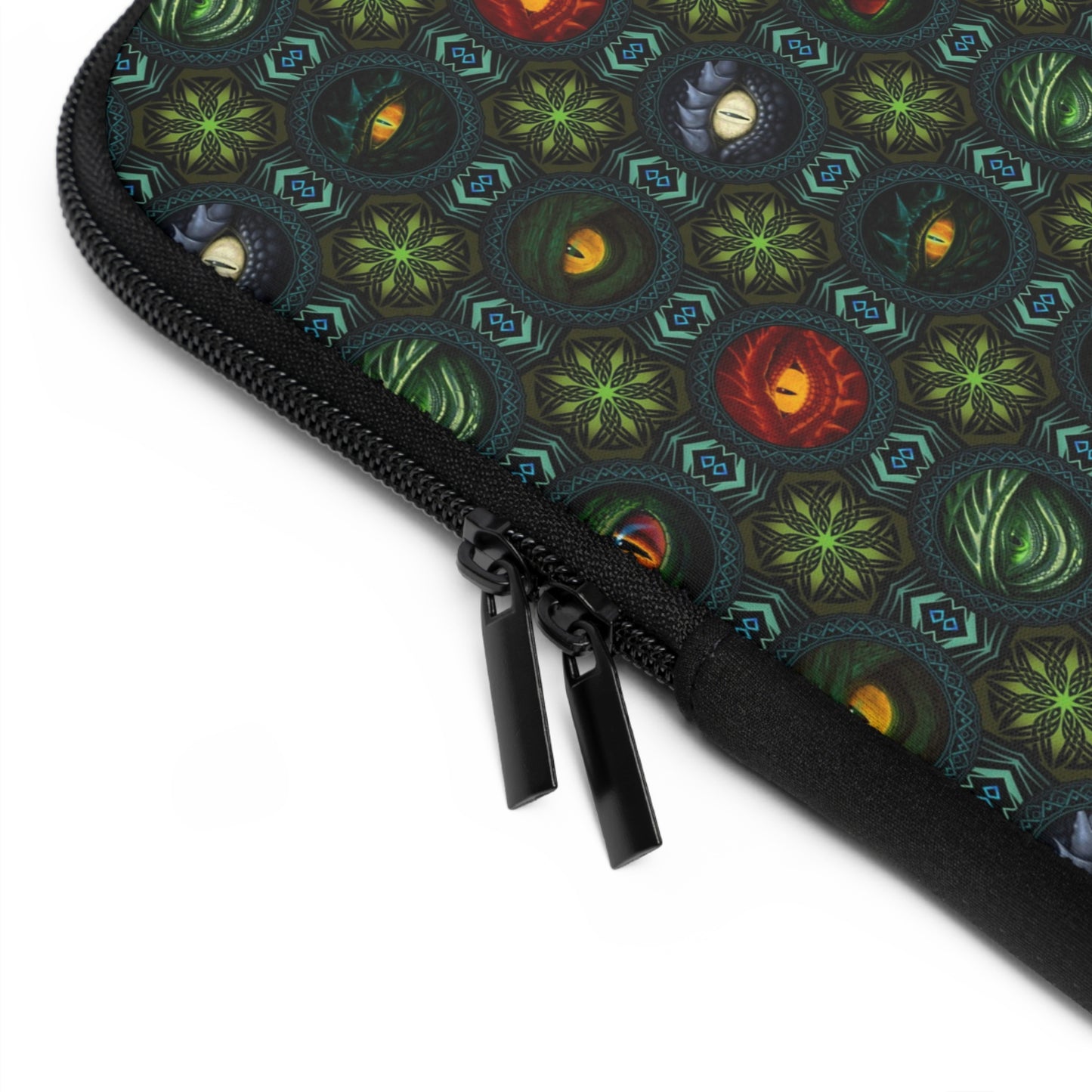 Colorful Eye Pattern Laptop Sleeve - Protective and Stylish Tech Accessory