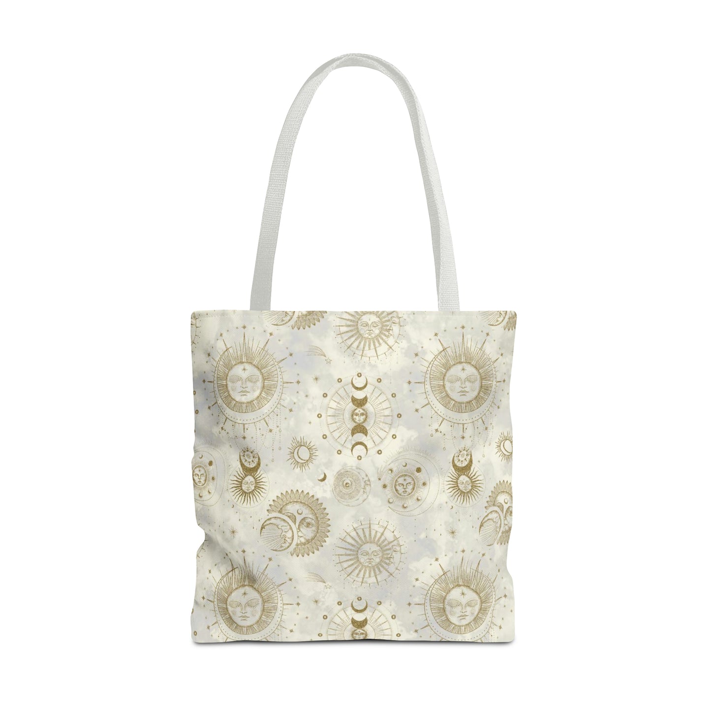 Tote Bag: large-18x18; "The Sun, The Moon, And The Stars"