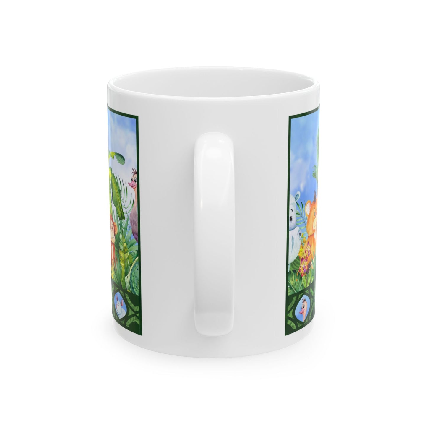 Ceramic Mug: White; In The Jungle