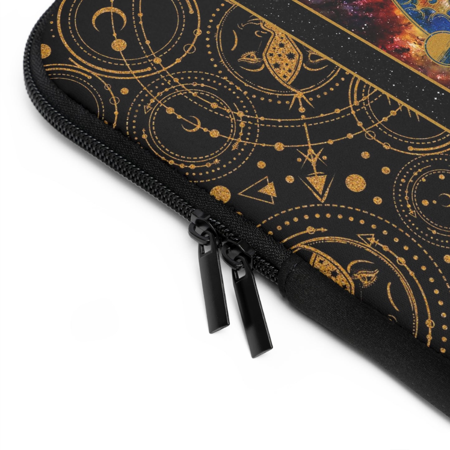 Laptop Sleeve (Sizes: 13", 15", 17) Cosmos - From In the Beginning Fabrics.
