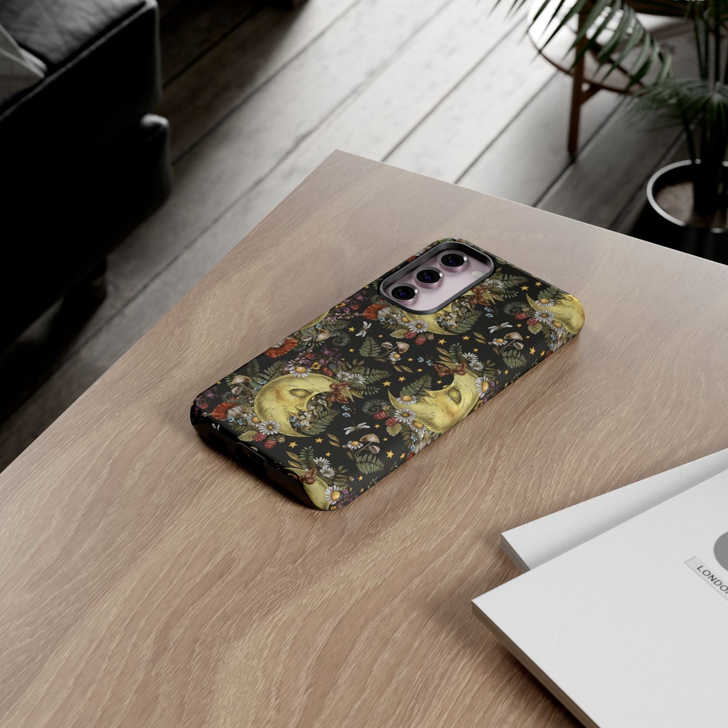 Samsung Galaxy S23 - Tough Case-Phone Case: The Sun, The Moon, And the Stars-Smiling Suns