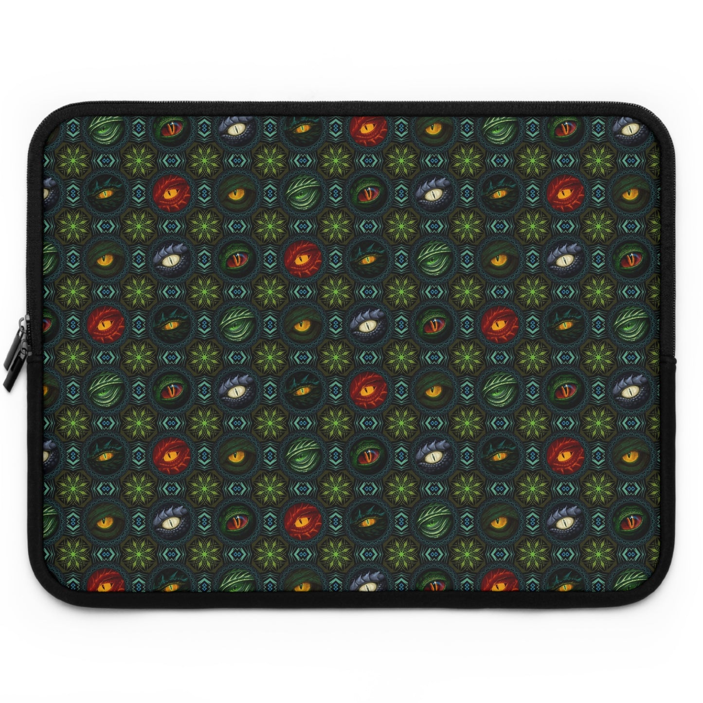 Colorful Eye Pattern Laptop Sleeve - Protective and Stylish Tech Accessory