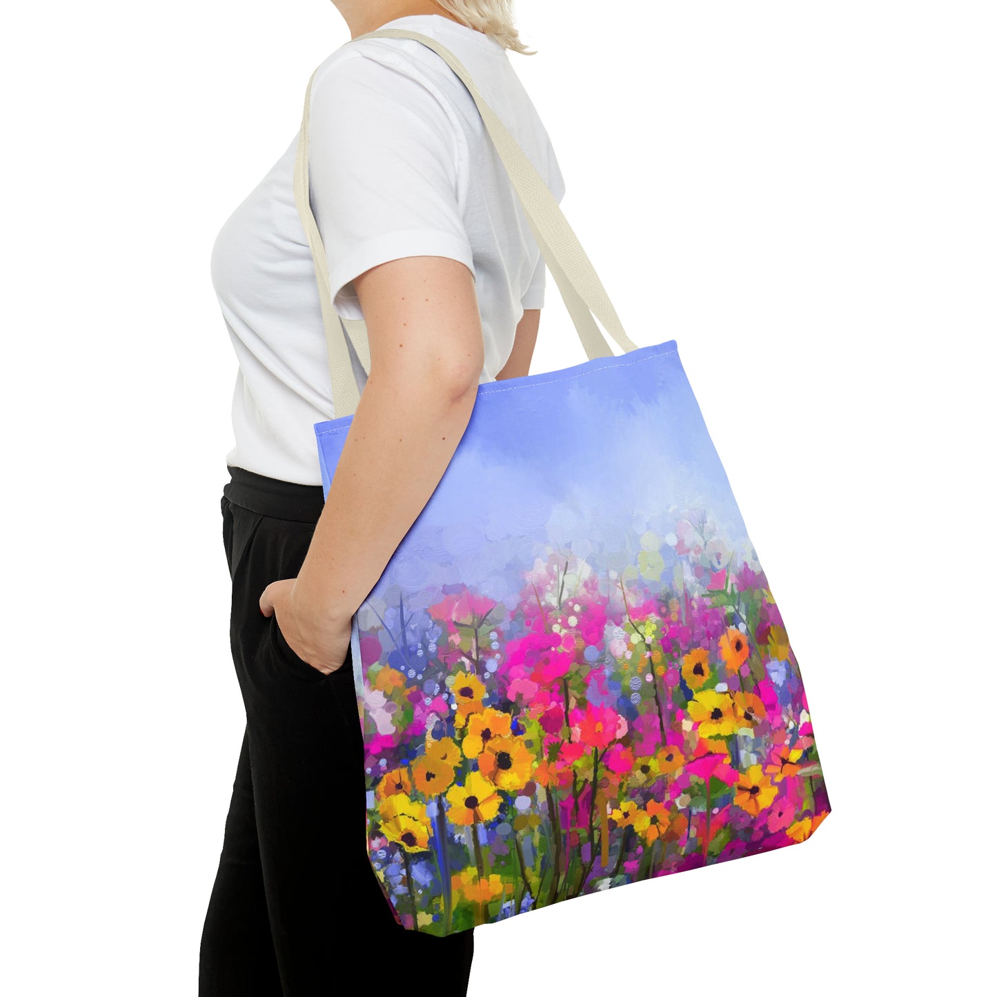 Tote Bag: large-18x18; "Year Of Art"
