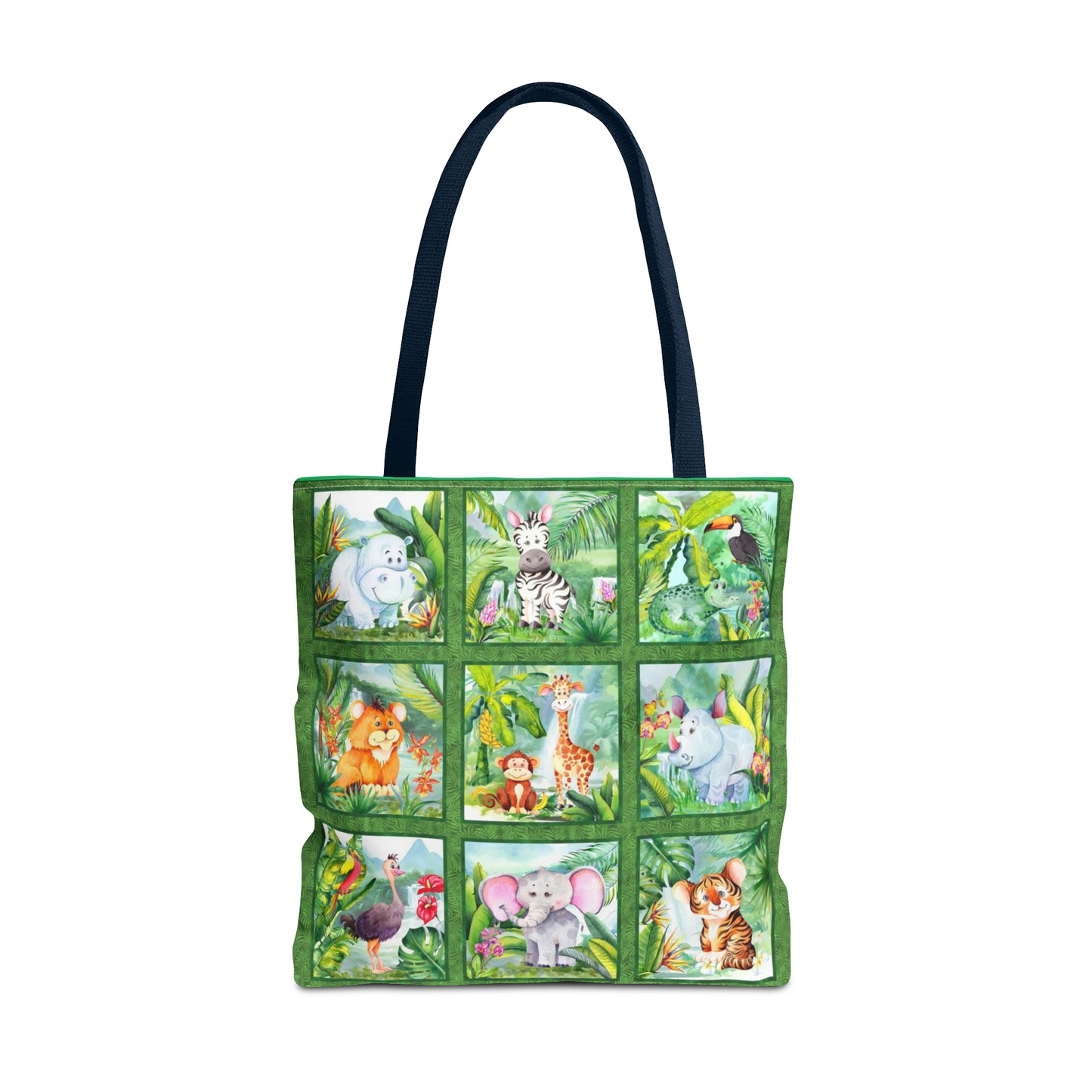 Tote Bag: large-18x18; "Jungle Friends"