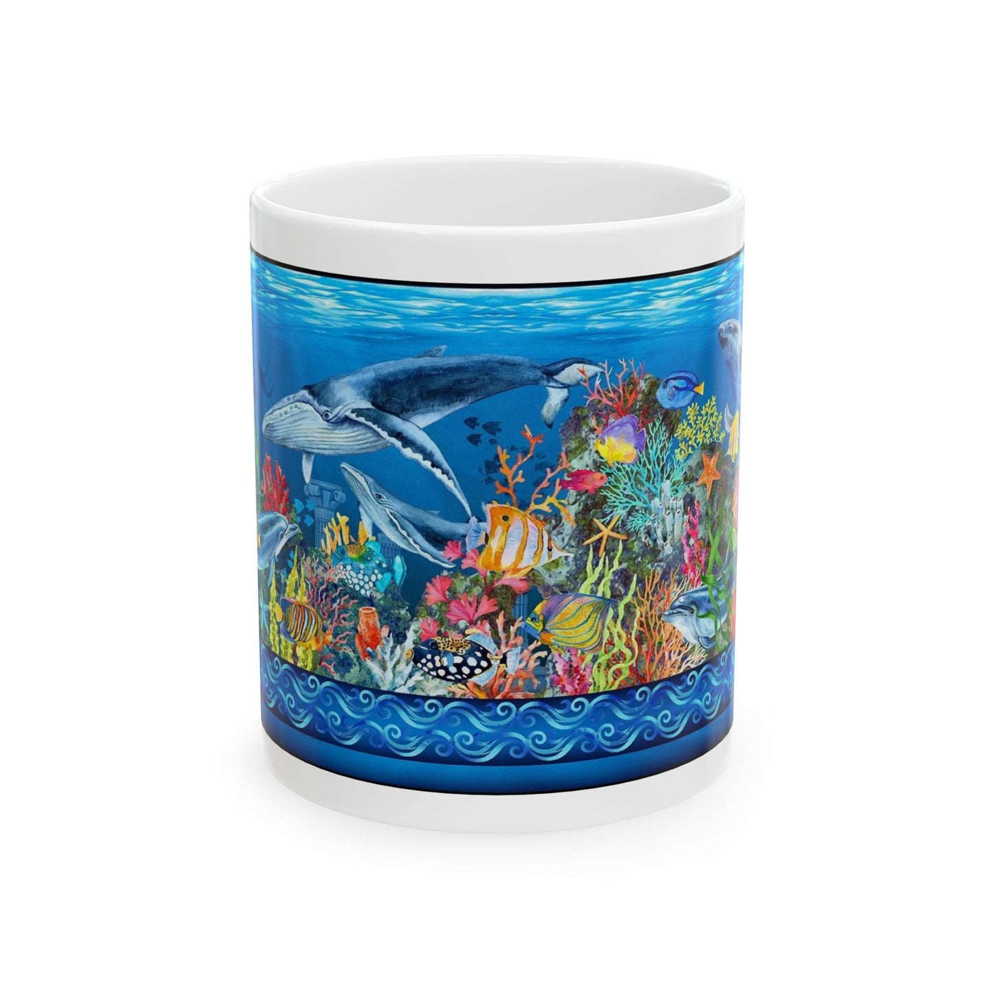 Ceramic Mug: White; Calypso