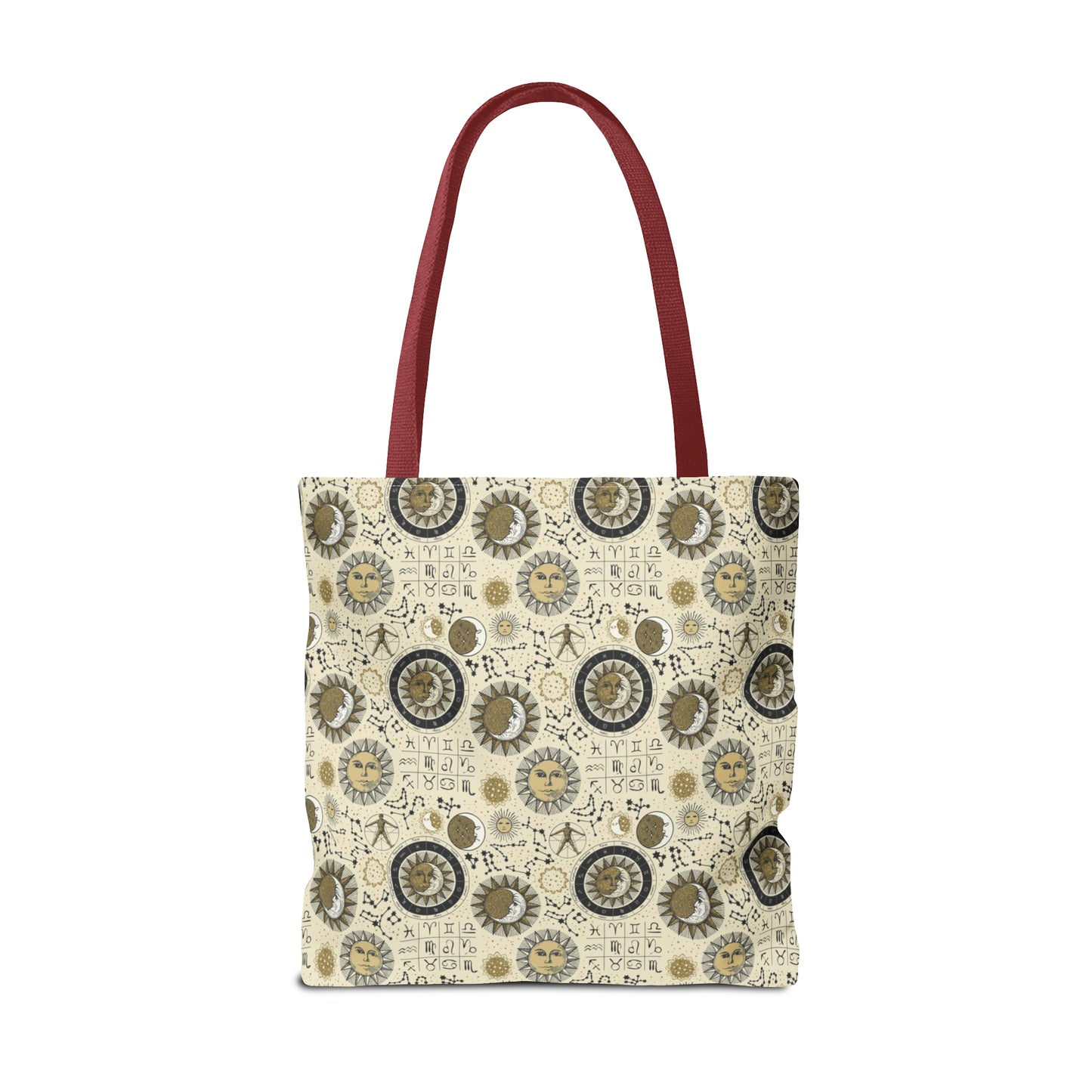 Tote Bag: large-18x18; "The Sun, The Moon, And The Stars"