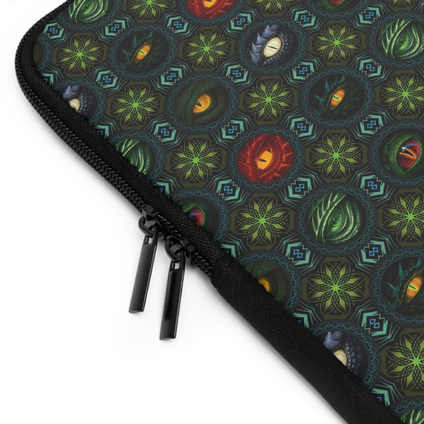 Colorful Eye Pattern Laptop Sleeve - Protective and Stylish Tech Accessory