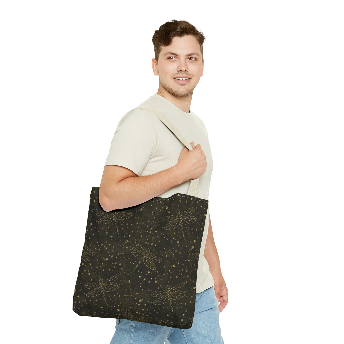 Tote Bag: large-18x18; "The Sun, The Moon, And The Stars"