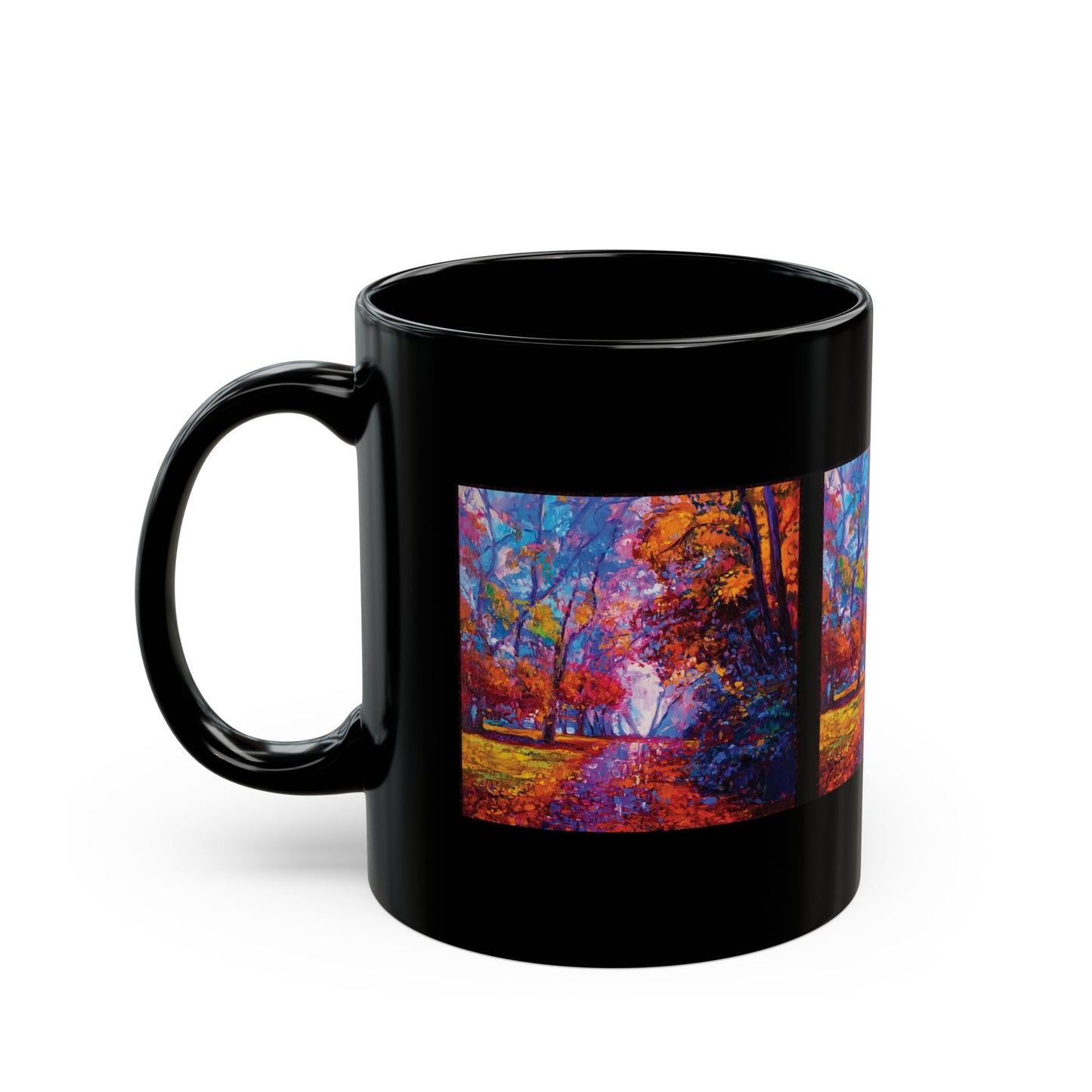 Ceramic Mug: Black; Year of Art