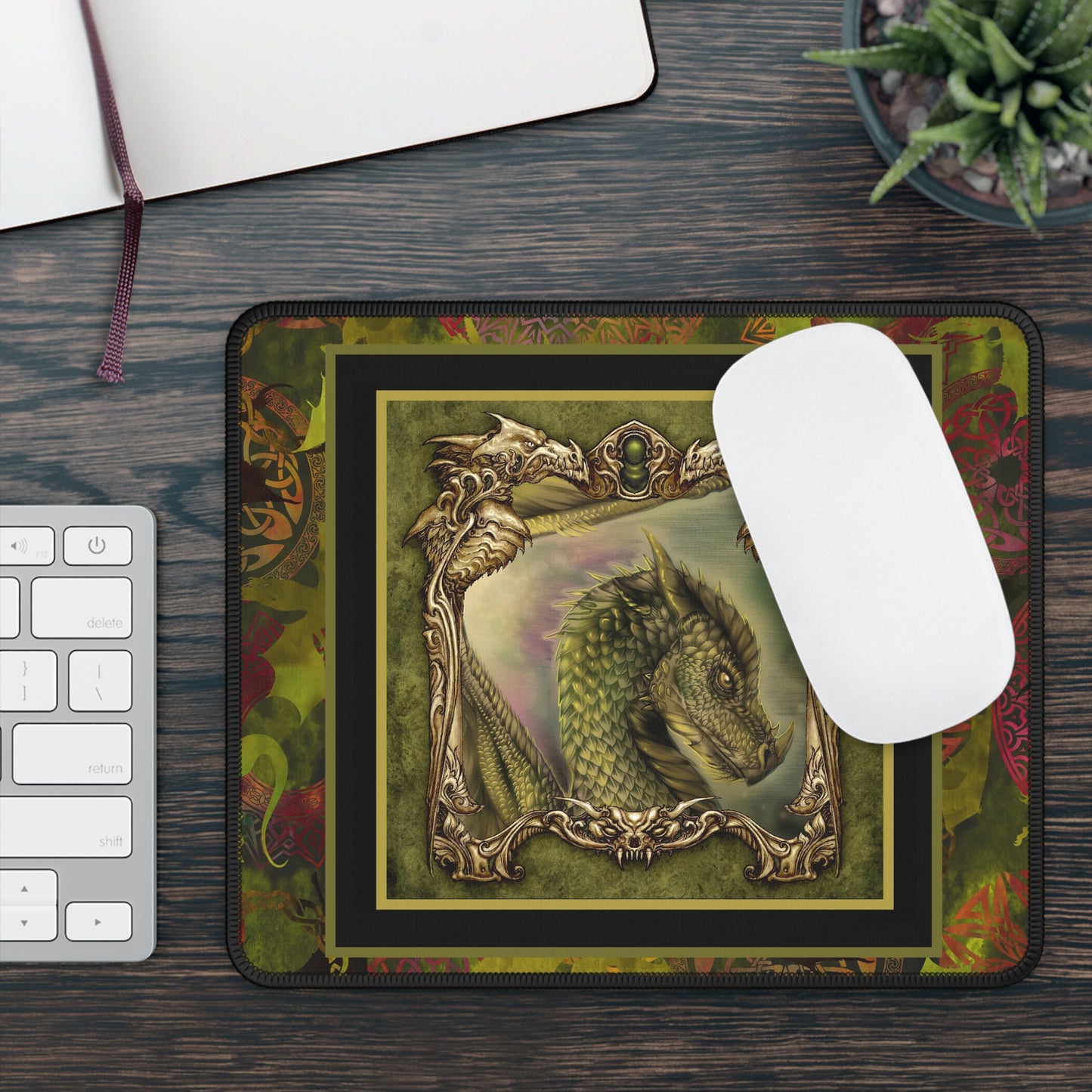Mouse Pad-Gaming; 9x7 - "Dragons"