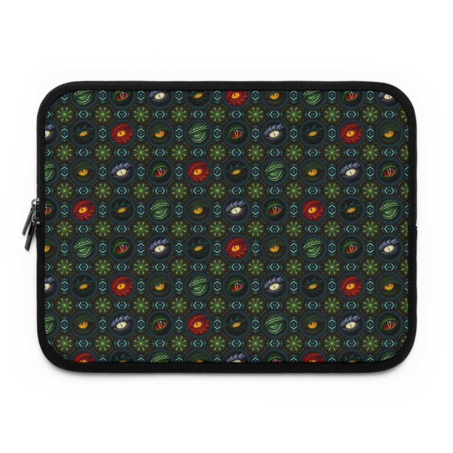 Colorful Eye Pattern Laptop Sleeve - Protective and Stylish Tech Accessory