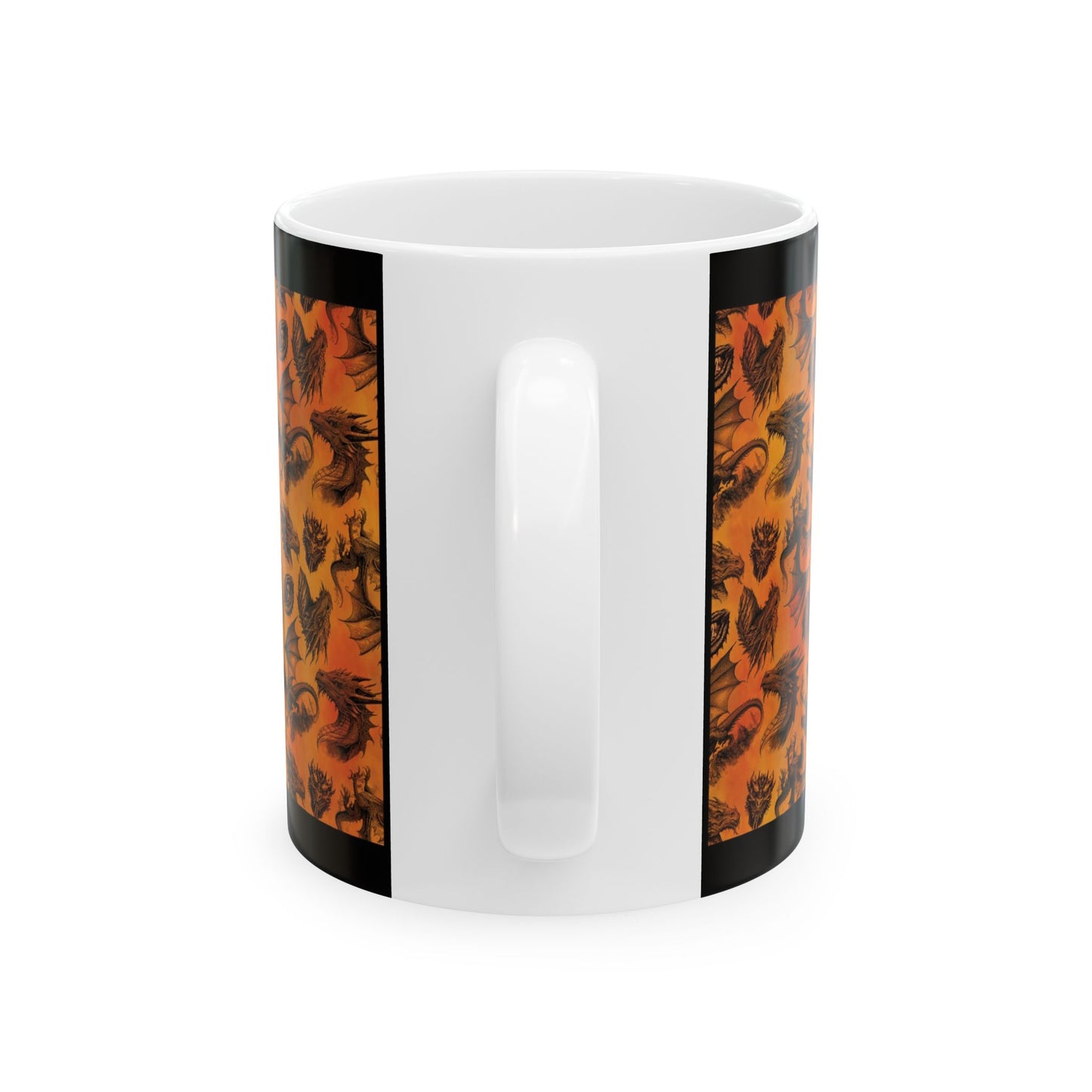 Dragon Spirit Ceramic Mug - Fantasy Design (11oz, 15oz)