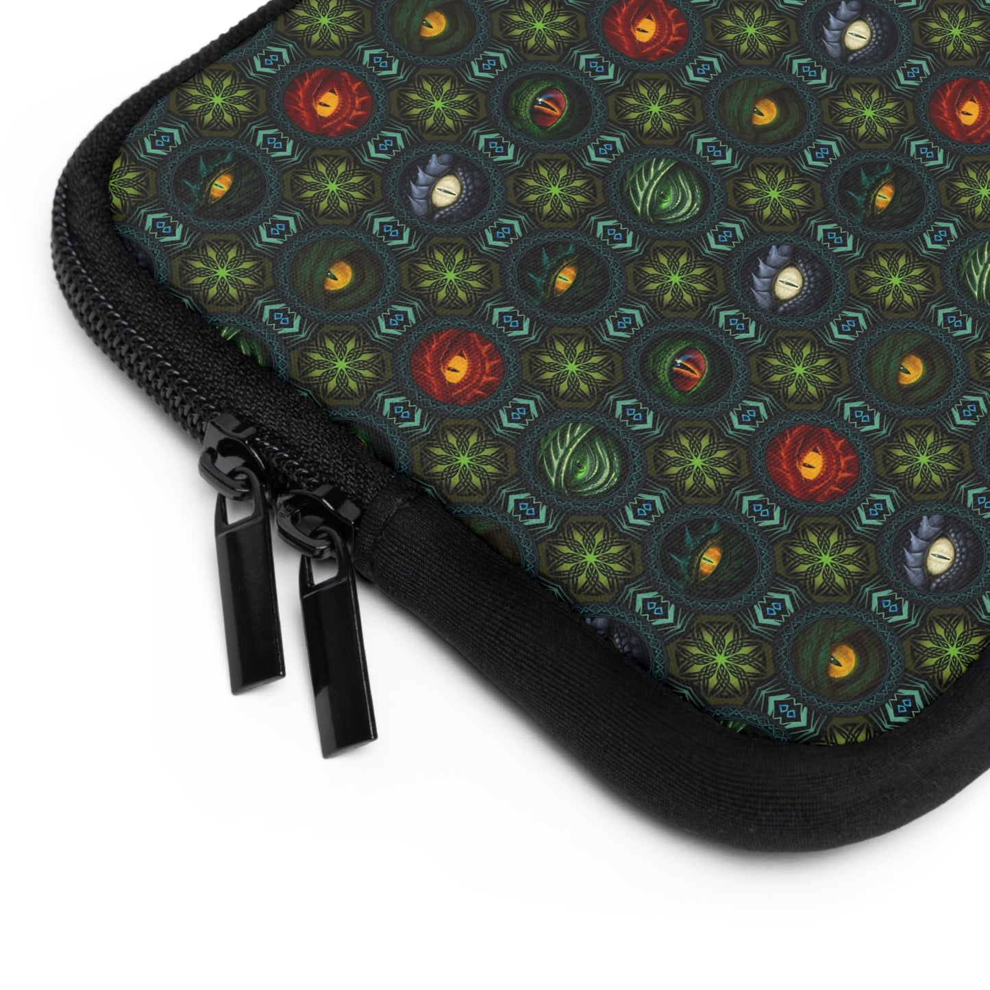Colorful Eye Pattern Laptop Sleeve - Protective and Stylish Tech Accessory
