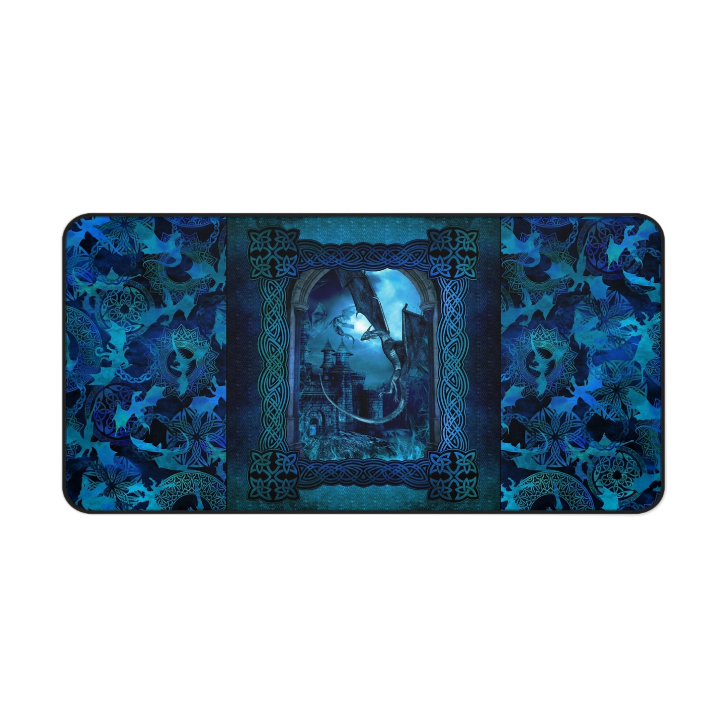Desk Mat (23x13):  Dragons:  Blue Fury