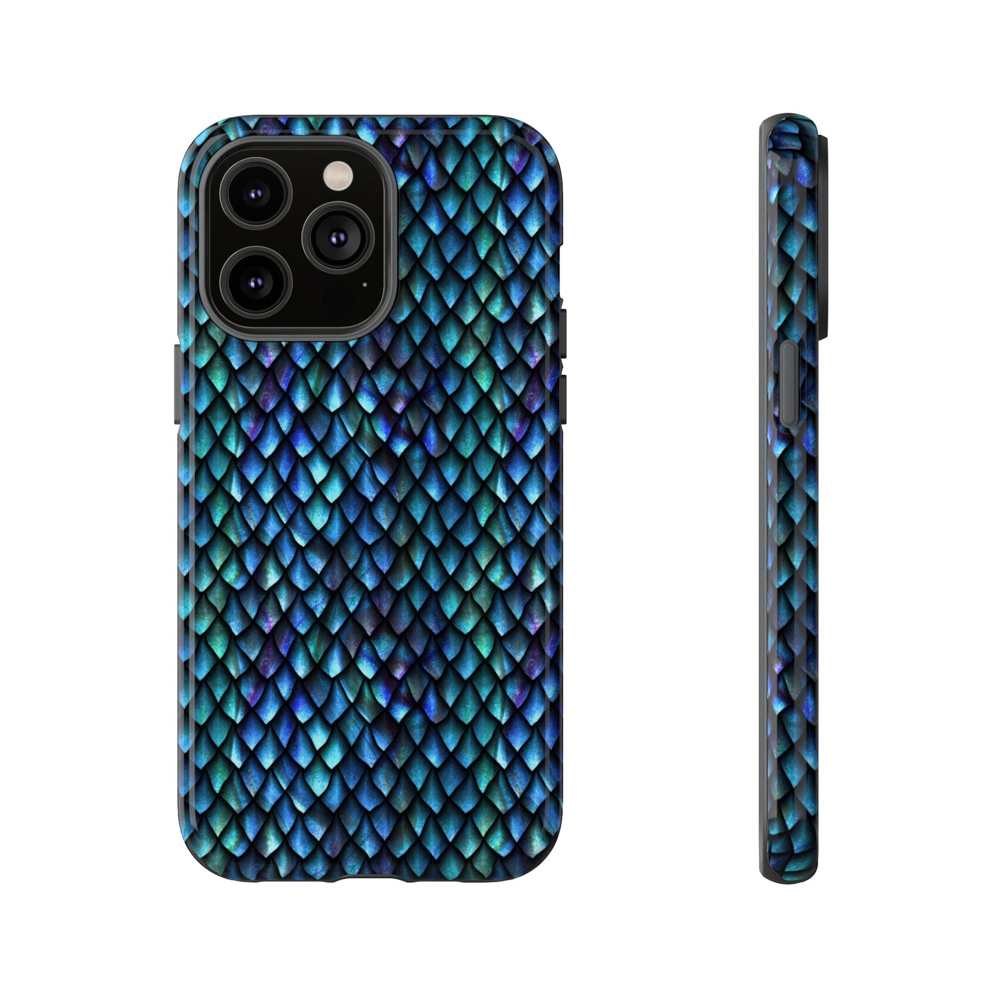 Apple I-Phone 14 (Series) Tough Case-Phone Case: Dragons [Luminescent scales]
