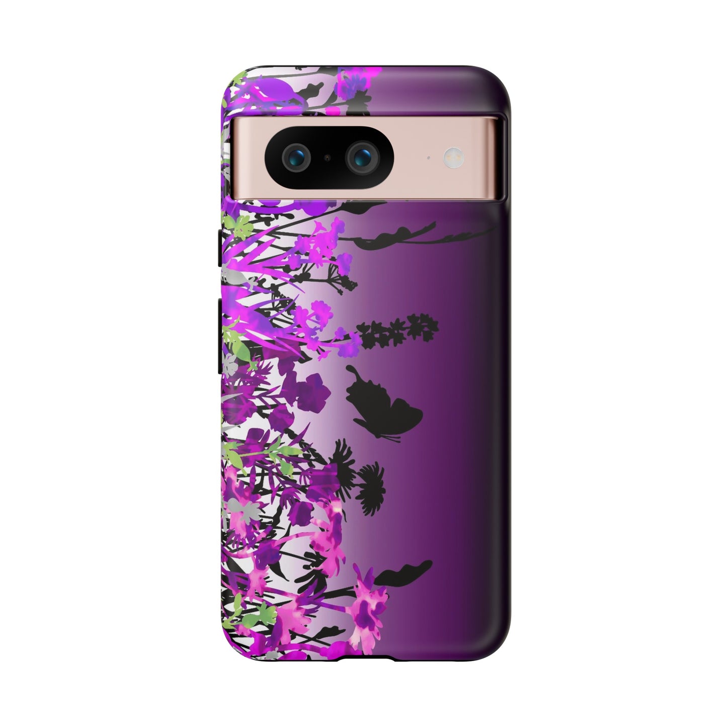 Android Google Pixel (Series) Tough Case-Phone Case:  Dreamscapes [Dark Purple Border]