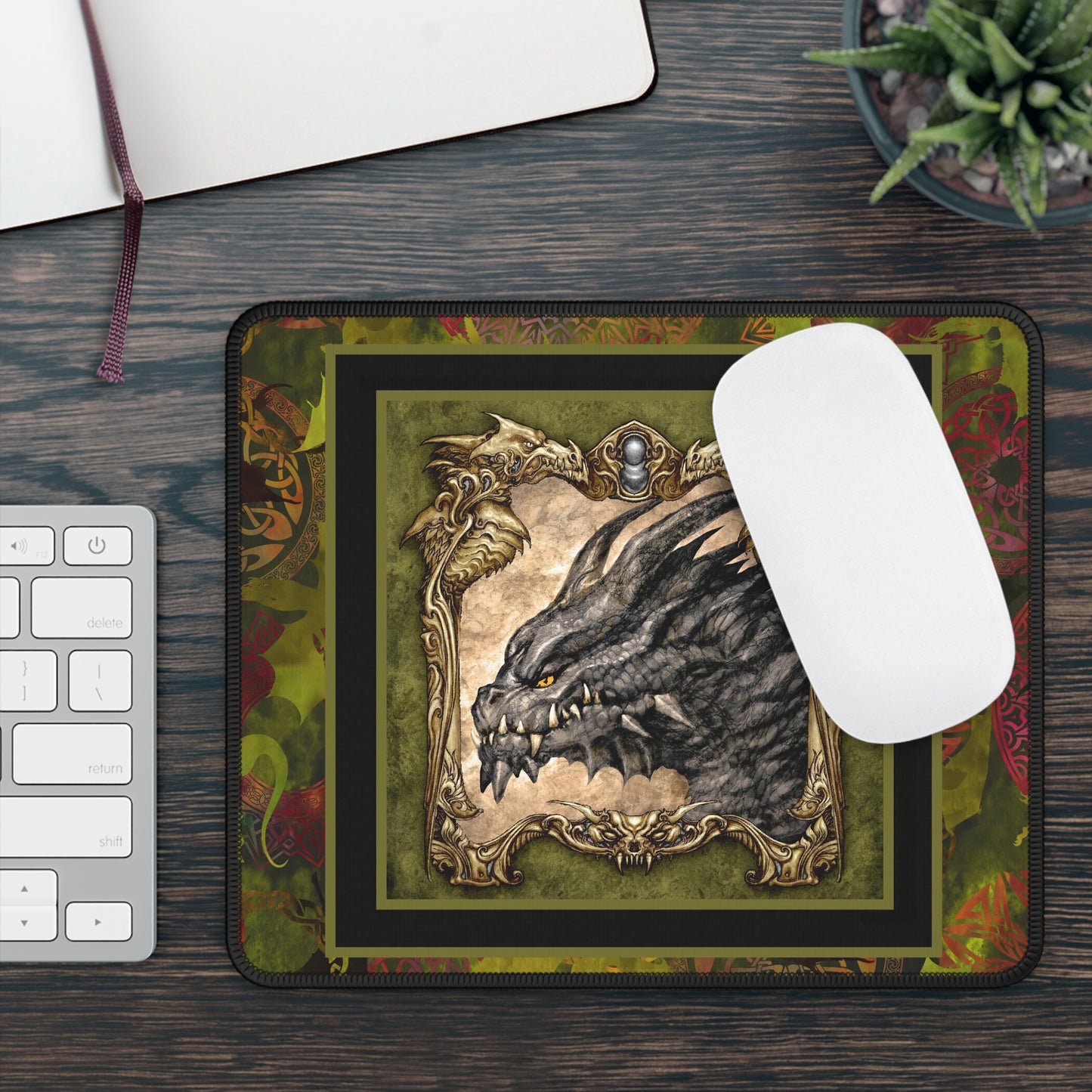 Mouse Pad-Gaming;  9x7 - "Dragons"
