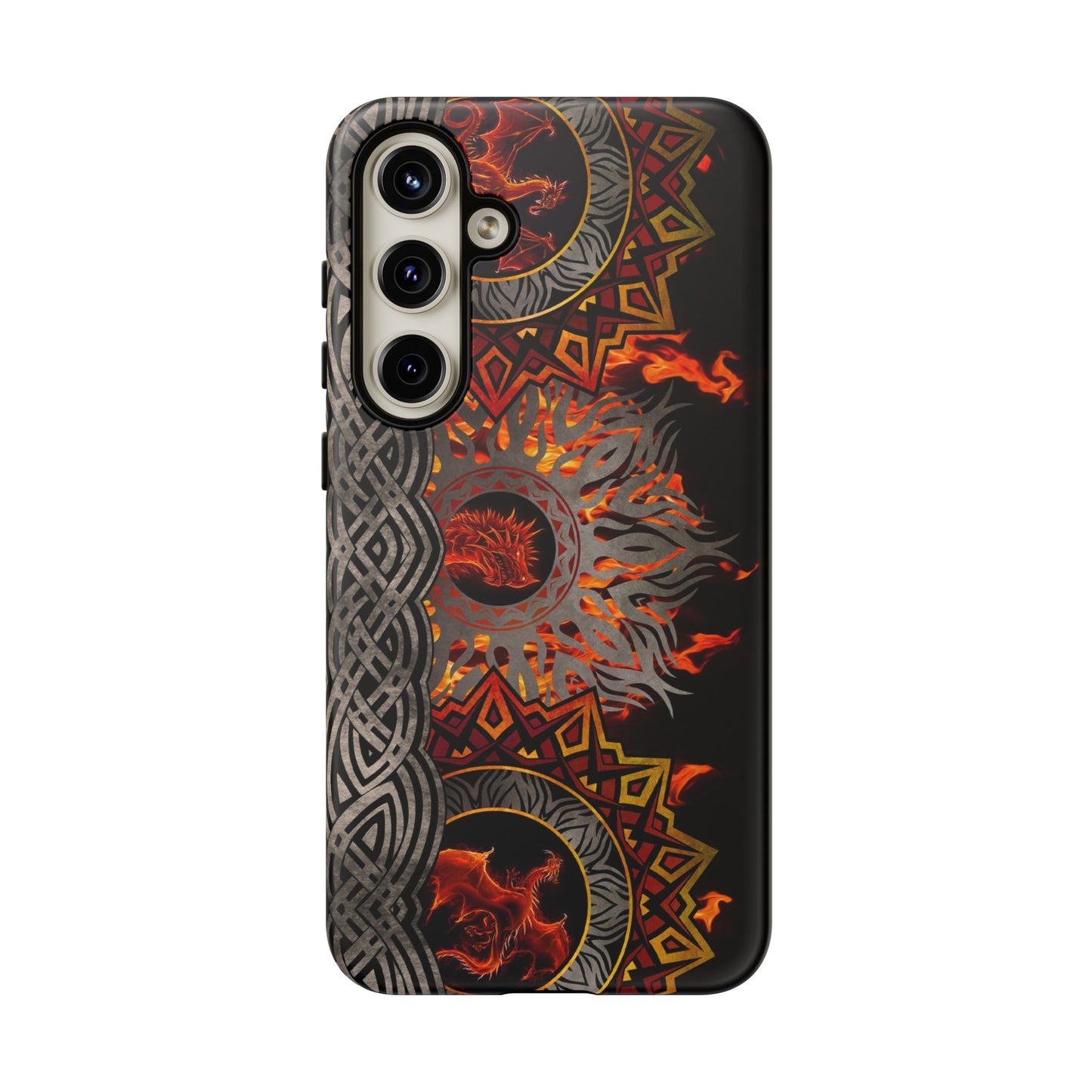 Samsung Galaxy Series Tough Case-Phone Case: Dragons [Red Fury]