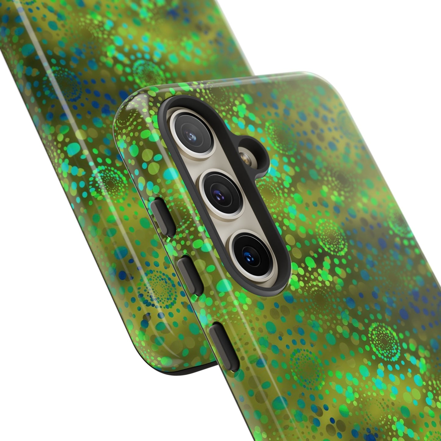 Samsung Galaxy Series Tough Case-Phone Case: Dreamscapes [Green Kaleidoscope]