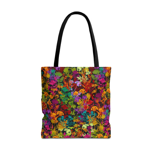 Tote Bag:  Large-18x18; Dreamscapes-Multi Color Flowers