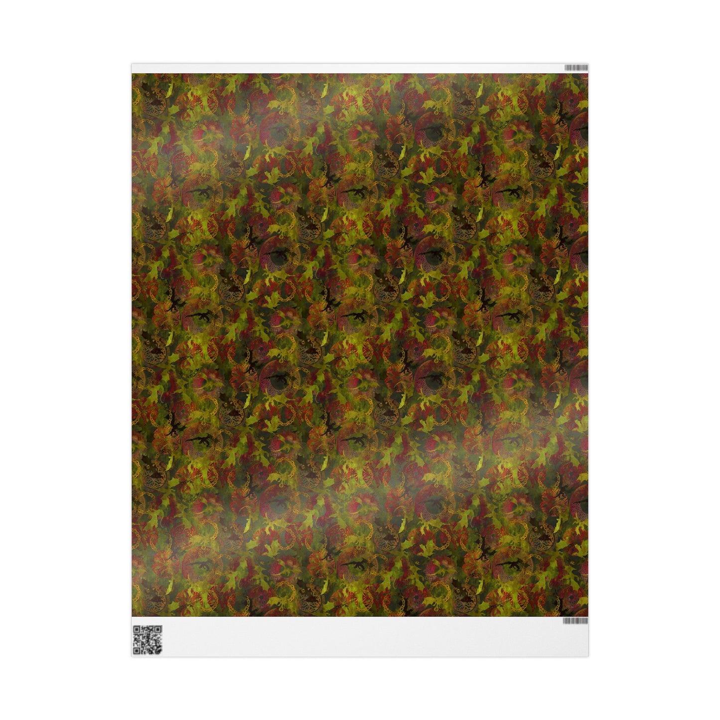 Wrapping Paper:  Dragon [Green Panel]