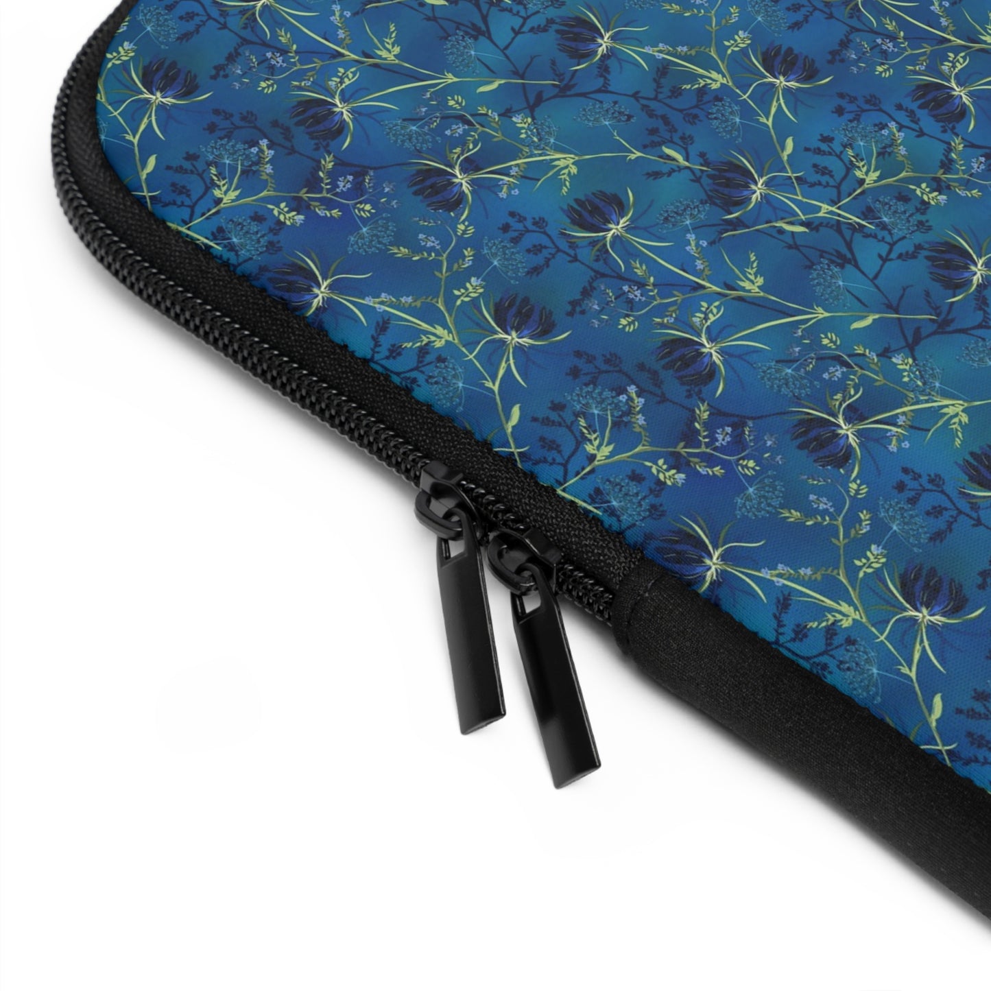 Laptop Sleeve:   [Blue Flowers]