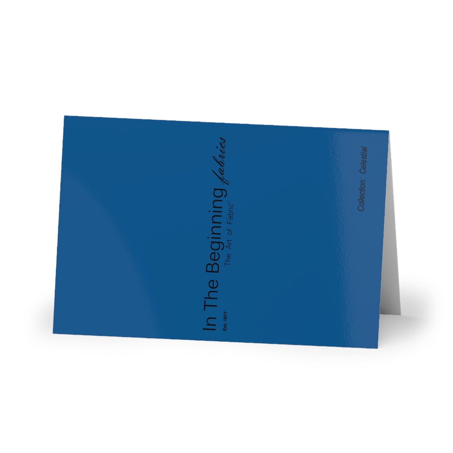 NOTE CARDS: CELSTIAL [Scallops:  Teal/Gold]