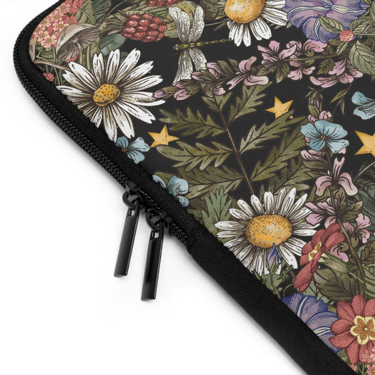 Laptop Sleeve:  [SUN-MOON-STARS]:  Flowers
