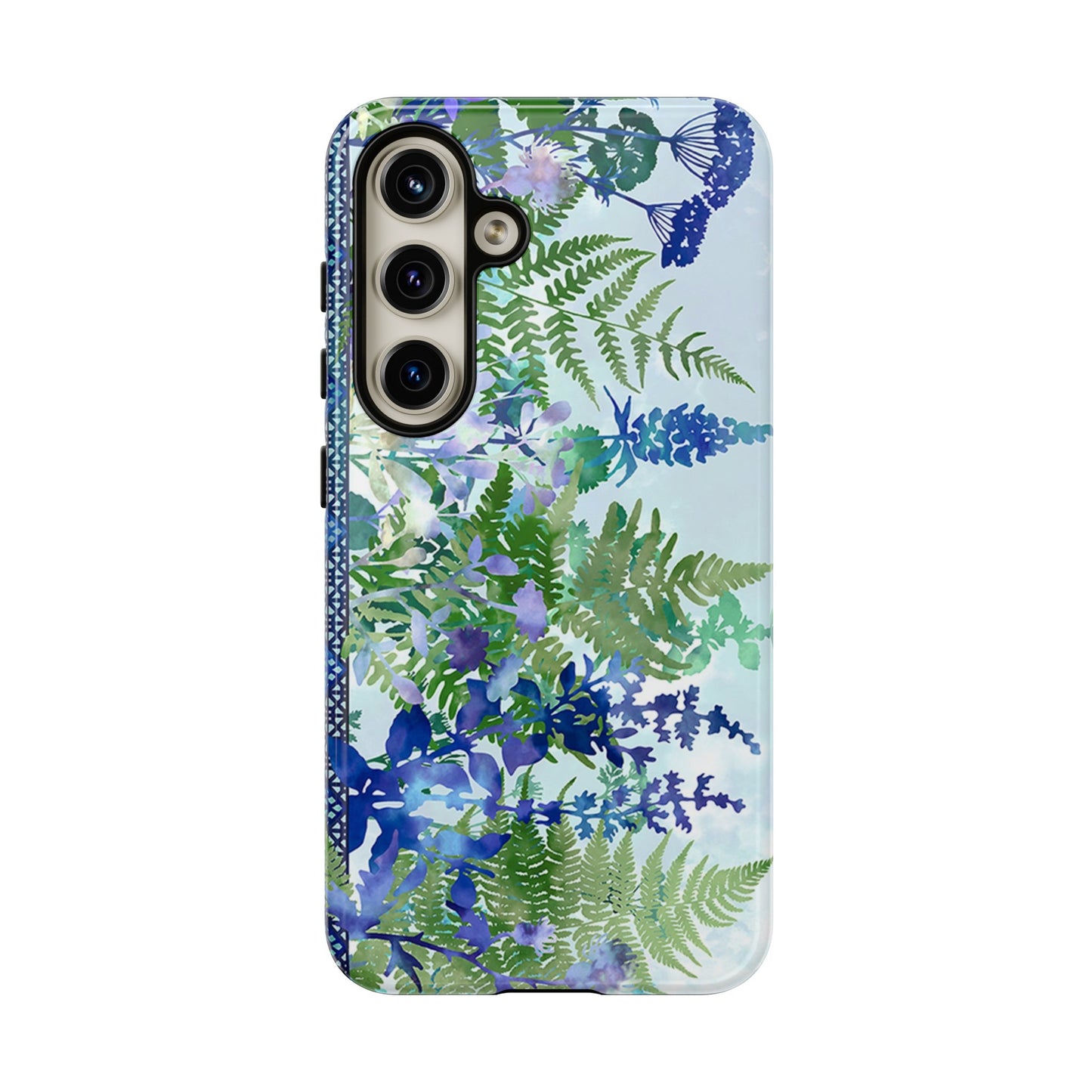 Samsung Galaxy Series Tough Case-Phone Case:  Haven [Flower Border]