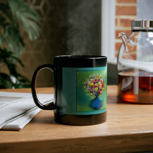 Ceramic Mug:  Black; Year of Art