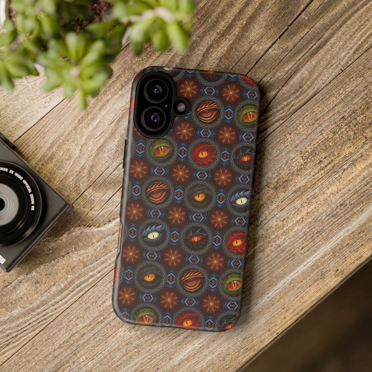 Apple I-Phone 16 (Series) Tough Case-Phone Case:  Dragons [Eyes]