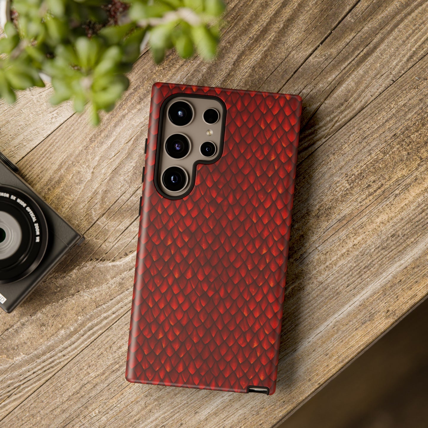 Samsung Galaxy Series Tough Case-Phone Case: Dragons [Red Scales]