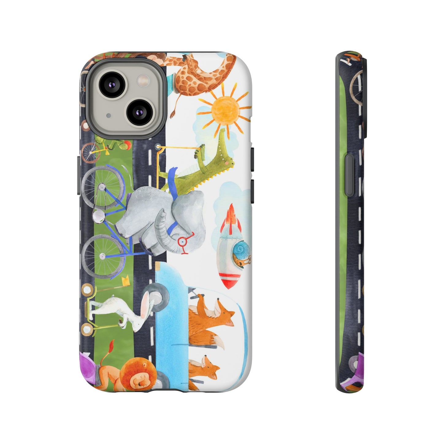 Apple I-Phone 14 (Series) Tough Case-Phone Case: On The Go [Border]