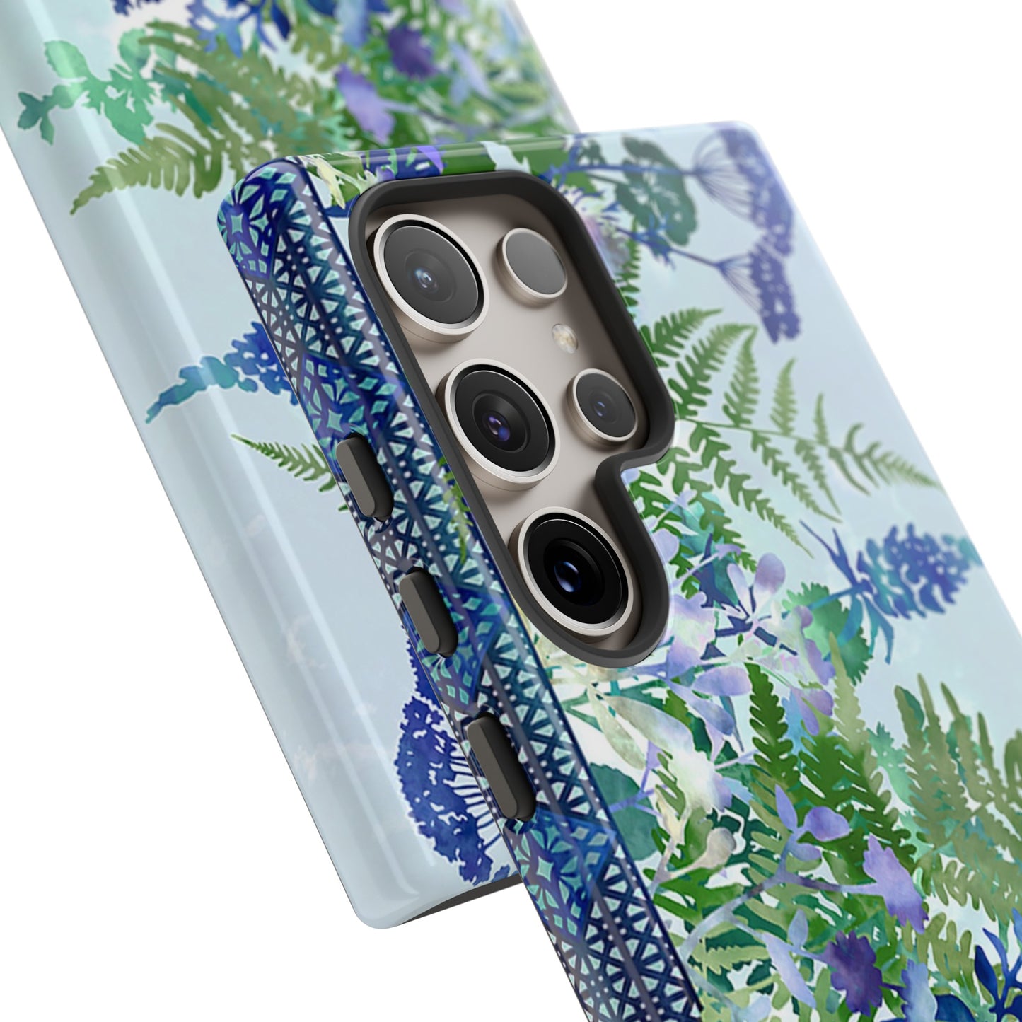 Samsung Galaxy Series Tough Case-Phone Case:  Haven [Flower Border]