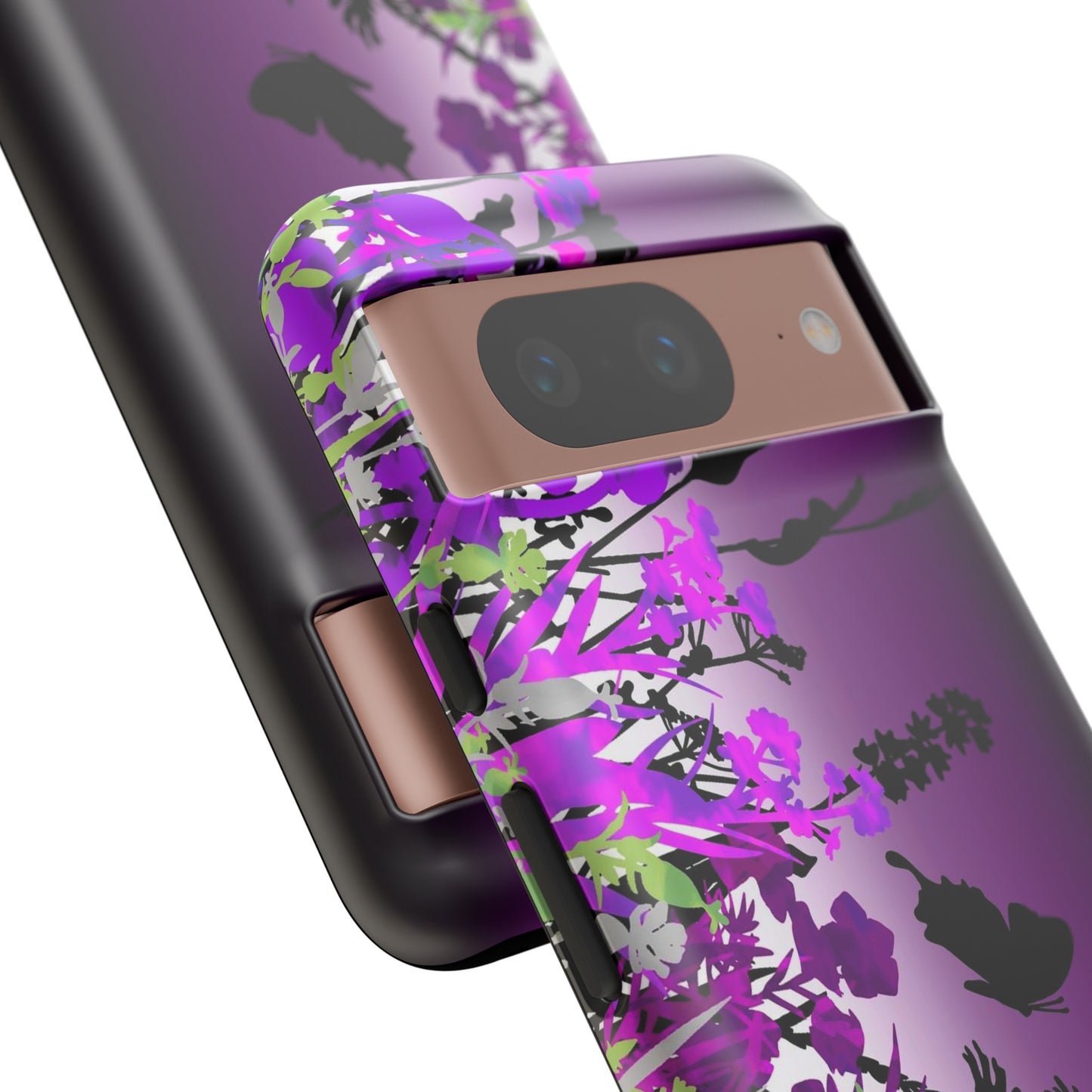 Android Google Pixel (Series) Tough Case-Phone Case:  Dreamscapes [Dark Purple Border]