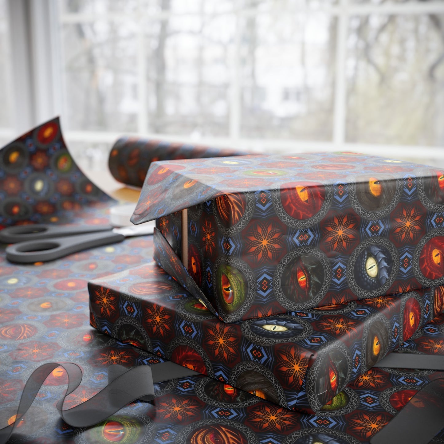 Wrapping Paper:  Dragons [Dragon Eyes]