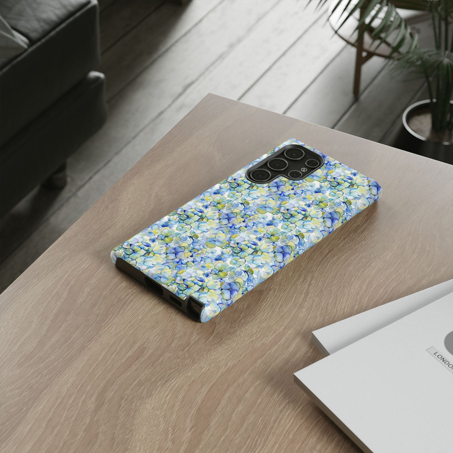 Samsung Galaxy S22 - Tough Case-Phone Case:  Leah [Flower Petals]