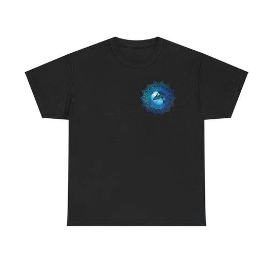 Unisex Heavy Cotton Tee:  "Dragons" [Blue Fury]
